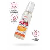Съедобная гель-смазка Yovee «Двойной соблазн» с Д-пантенолом и вкусом клубники и дыни - 100 мл. - ToyFa - купить с доставкой в Коломне