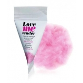 Съедобное согревающее массажное масло Love Me Tender Cotton Candy с ароматом сладкой ваты - 10 мл. - Love to Love - купить с доставкой в Коломне