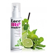 Съедобное согревающее массажное масло Love Me Tender Mojito с ароматом мохито - 100 мл. - Love to Love - купить с доставкой в Коломне