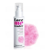 Съедобное согревающее массажное масло Love Me Tender Cotton Candy с ароматом сладкой ваты - 100 мл. - Love to Love - купить с доставкой в Коломне
