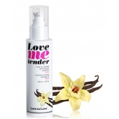 Съедобное согревающее массажное масло Love Me Tender Vanilla с ароматом ванили - 100 мл. - Love to Love - купить с доставкой в Коломне
