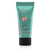 Съедобный интимный гель Orgie Lube Tube Cocktail Strawberry Mojito - 50 мл. - ORGIE - купить с доставкой в Коломне