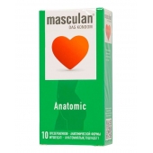 Презервативы анатомической формы Masculan Anatomic - 10 шт. - Masculan - купить с доставкой в Коломне