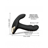 Черный вибромассажер простаты Multi P-Joy с 3 моторами - Dorcel - в Коломне купить с доставкой