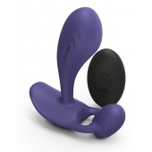 Темно-синий вибромассажер Witty P G Vibrator with Remote Control - Love to Love - в Коломне купить с доставкой
