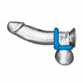 Комплект из 2 эрекционных колец-восьмерок 2-Pack Duo Cock And Ball Stamina Enhancement Ring - BlueLine - в Коломне купить с доставкой