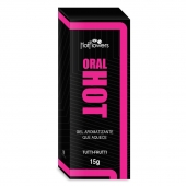 Гель для оральных ласк Oral Hot с согревающим эффектом - 15 гр. - HotFlowers - купить с доставкой в Коломне