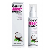 Съедобное согревающее массажное масло Love Me Tender Cocos с ароматом кокоса - 100 мл. - Love to Love - купить с доставкой в Коломне