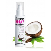 Съедобное согревающее массажное масло Love Me Tender Cocos с ароматом кокоса - 100 мл. - Love to Love - купить с доставкой в Коломне