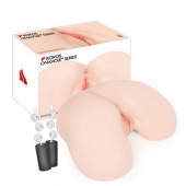 Мастурбатор-полуторс с двойным слоем материала и вибрацией Maria Onahole Real Vagina - KOKOS - в Коломне купить с доставкой