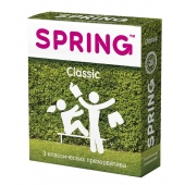 Классические презервативы SPRING CLASSIC - 3 шт. - SPRING - купить с доставкой в Коломне