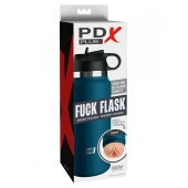 Мастурбатор-вагина в синей колбе F*ck Flask - Pipedream - в Коломне купить с доставкой