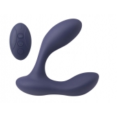 Синий массажер простаты с двумя моторами P-Bliss - Lola Games - в Коломне купить с доставкой