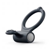 Черное эрекционное кольцо Power Clit - Dorcel - в Коломне купить с доставкой