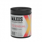 Анатомические презервативы MAXUS Sensual - 15 шт. - Maxus - купить с доставкой в Коломне