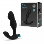 Черный утяжеленный анальный стимулятор Rocker Plug - 12 см. - b-Vibe - в Коломне купить с доставкой