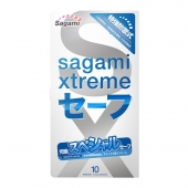Презервативы Sagami Xtreme Ultrasafe с двойным количеством смазки - 10 шт. - Sagami - купить с доставкой в Коломне