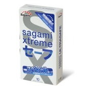 Презервативы Sagami Xtreme Ultrasafe с двойным количеством смазки - 10 шт. - Sagami - купить с доставкой в Коломне
