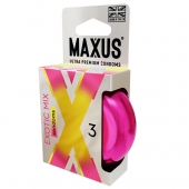 Ароматизированные презервативы Maxus Exotic Mix - 3 шт. - Maxus - купить с доставкой в Коломне
