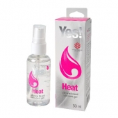 Возбуждающая силиконовая вагинальная смазка Yes Heat - 50 мл. - Sitabella - купить с доставкой в Коломне