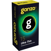 Прозрачные ультратонкие презервативы Ganzo Ultra thin - 15 шт. - Ganzo - купить с доставкой в Коломне