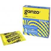 Классические презервативы с обильной смазкой Ganzo Classic - 3 шт. - Ganzo - купить с доставкой в Коломне