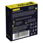 Ультратонкие презервативы Ganzo Ultra thin - 3 шт. - Ganzo - купить с доставкой в Коломне