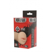 Нежный мастурбатор-ротик REALSTUFF 5INCH MASTURBATOR BJ - Dream Toys - в Коломне купить с доставкой