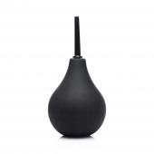 Черный анальный душ Thin Tip Enema Bulb - XR Brands - купить с доставкой в Коломне