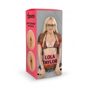Двусторонний мастурбатор Lola Taylor - 22 см. - ФлешНаш - в Коломне купить с доставкой