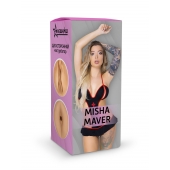 Двусторонний мастурбатор Misha Maver - 22 см. - ФлешНаш - в Коломне купить с доставкой