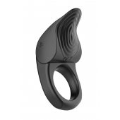 Черное эрекционное виброкольцо Vibro Lust Ring - MALESATION - в Коломне купить с доставкой
