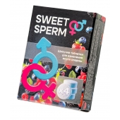 Шипучие таблетки для мужчин Sweet Sperm для изменения вкуса спермы (4 шт. по 0,5 гр.) - Капиталпродукт - купить с доставкой в Коломне