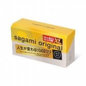 Презервативы увеличенного размера Sagami Original 0.02 XL-size - 12 шт. - Sagami - купить с доставкой в Коломне