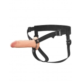 Полый страпон на ремнях 6’’ Hollow Silicone Strap-on - Pipedream - купить с доставкой в Коломне