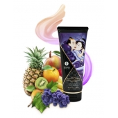 Массажный крем для тела с ароматом экзотических фруктов Exotic fruits - 200 мл. - Shunga - купить с доставкой в Коломне