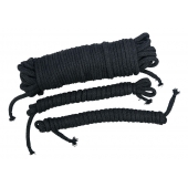 Чёрные хлопковые верёвки для бондажа - Orion - купить с доставкой в Коломне