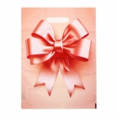 Пакет с принтом в виде банта с вырубной ручкой (30х40 см) - Сима-Ленд - купить с доставкой в Коломне