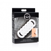 Комплект из 6 прозрачных эрекционных колец Ring Master Custom Ball Stretcher Kit - XR Brands - в Коломне купить с доставкой