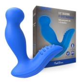 Синий вибромассажер простаты 3,5’’ P-spot Massager - 12,5 см. - Erokay - в Коломне купить с доставкой