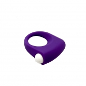Фиолетовое эрекционное кольцо Puggle Vibrating Ring with Bullet - Adrien Lastic - в Коломне купить с доставкой