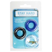 Набор из 3 эрекционных колец без рельефа - Boys of Toys - в Коломне купить с доставкой