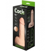 Телесный фаллоудлинитель с мошонкой Cock Next - 17 см. - LOVETOY (А-Полимер) - в Коломне купить с доставкой
