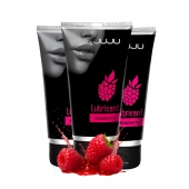 Набор из 3 съедобных лубрикантов JUJU со вкусом малины - JuJu - купить с доставкой в Коломне