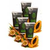 Набор из 5 съедобных лубрикантов JUJU со вкусом тропических фруктов - JuJu - купить с доставкой в Коломне