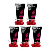 Набор из 5 съедобных лубрикантов JUJU со вкусом малины - JuJu - купить с доставкой в Коломне