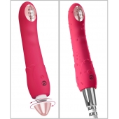 Малиновая насадка на душ с вибрацией Showers to orgasm - 20,1 см. - Orion - купить с доставкой в Коломне