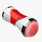 Двусторонний мастурбатор в колбе Power Grip Cup - вагина и ротик - Boys of Toys - в Коломне купить с доставкой