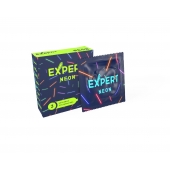 Светящиеся в темноте презервативы Expert Neon - 3 шт. - Expert - купить с доставкой в Коломне