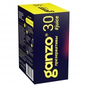 Ароматизированные презервативы Ganzo Juice - 30 шт. - Ganzo - купить с доставкой в Коломне